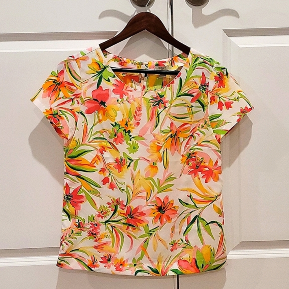 J.Crew floral top